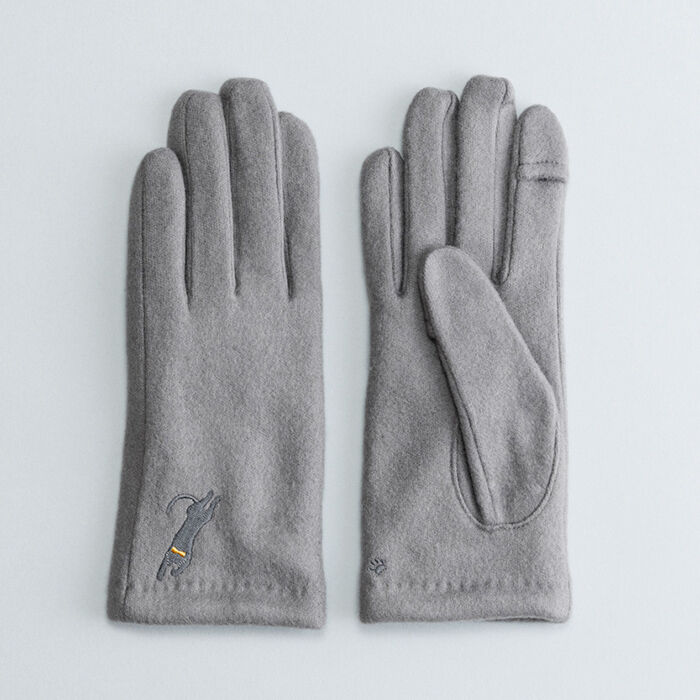 BACKYARD FAMILY「クロダ 手袋 レディース 通販 グローブ 手ぶくろ 暖かい かわいい ねこ 可愛い おひるねねこ」|手袋|