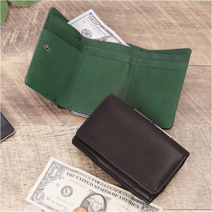 BACKYARD FAMILY「がま口 財布 三つ折り 本革 通販 お財布 がま口財布 三つ折り財布 ウォレット 折り財布 折財布」|財布|