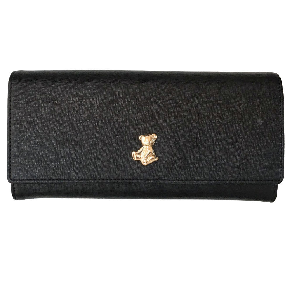 BACKYARD FAMILY「財布 レディース 長財布 通販 お財布 ロングウォレット 小銭入れ さいふ ロング ウォレット」|財布|ブラック1