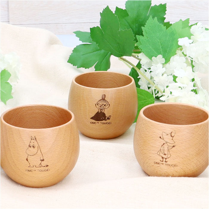 BACKYARD FAMILY「ムーミン 食器 通販 木製 コップ カップ ラウンドコップ 北欧 MOOMIN 木製食器」|グラス・マグカップ|