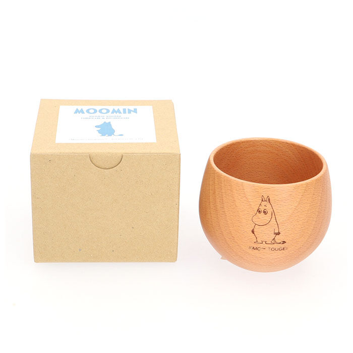 BACKYARD FAMILY「ムーミン 食器 通販 木製 コップ カップ ラウンドコップ 北欧 MOOMIN 木製食器」|グラス・マグカップ|