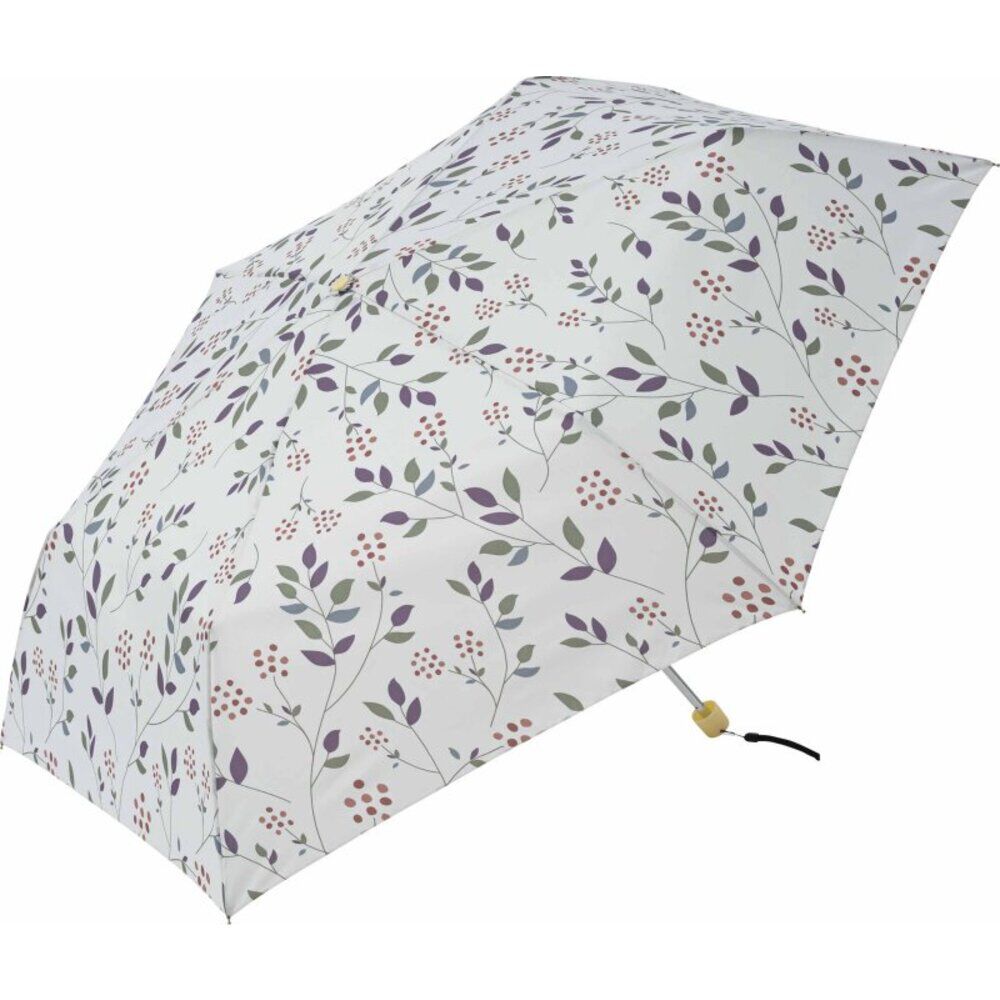 BACKYARD FAMILY「折りたたみ傘 レディース 55cm 通販 傘 かさ 折りたたみ 折り畳み 雨傘 アンブレラ スリム」|傘|ホワイト1