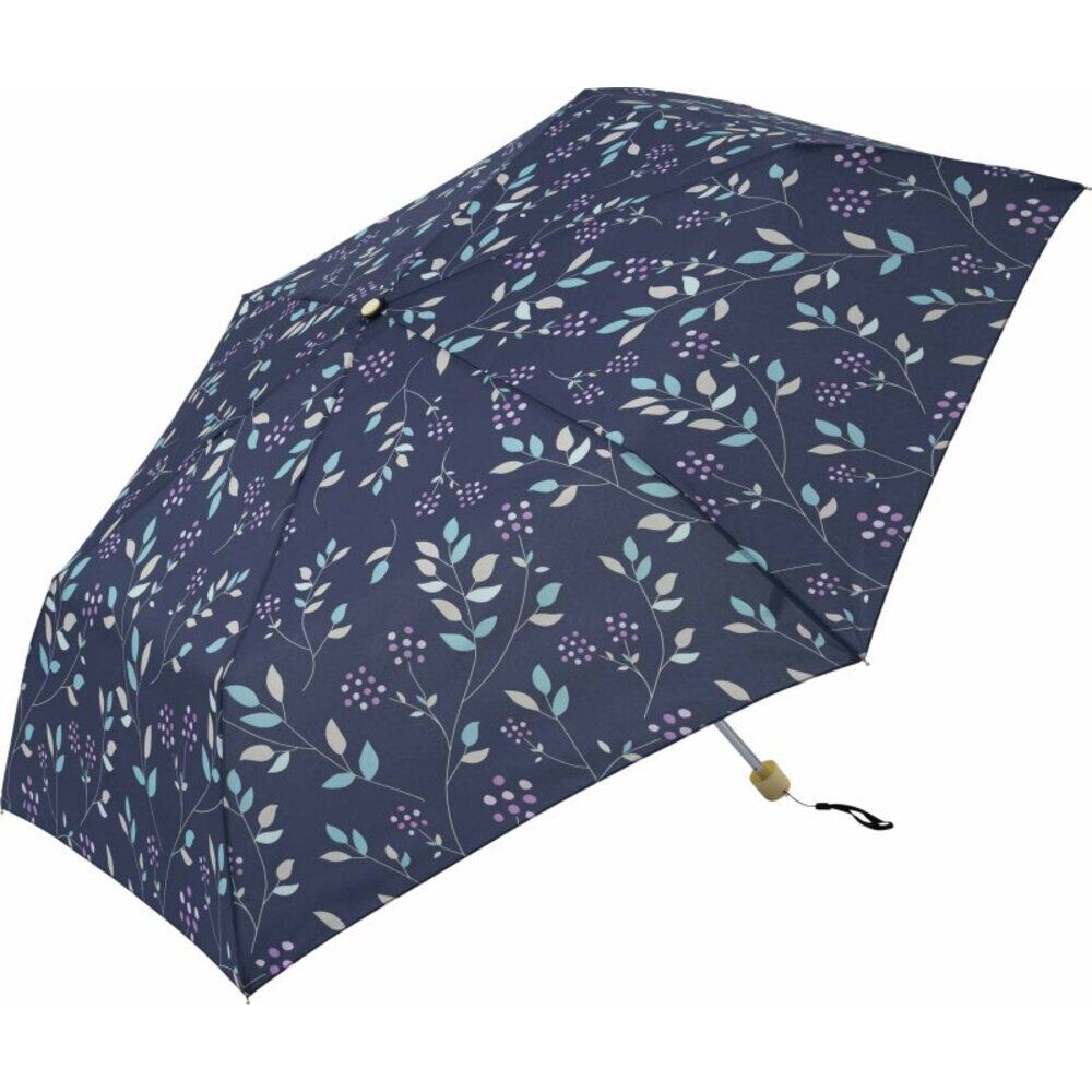 BACKYARD FAMILY「折りたたみ傘 レディース 55cm 通販 傘 かさ 折りたたみ 折り畳み 雨傘 アンブレラ スリム」|傘|ブルー1