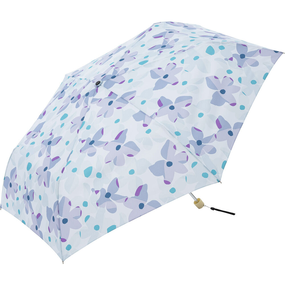 BACKYARD FAMILY「折りたたみ傘 レディース 55cm 通販 傘 かさ 折りたたみ 折り畳み 雨傘 アンブレラ スリム」|傘|ブルー5