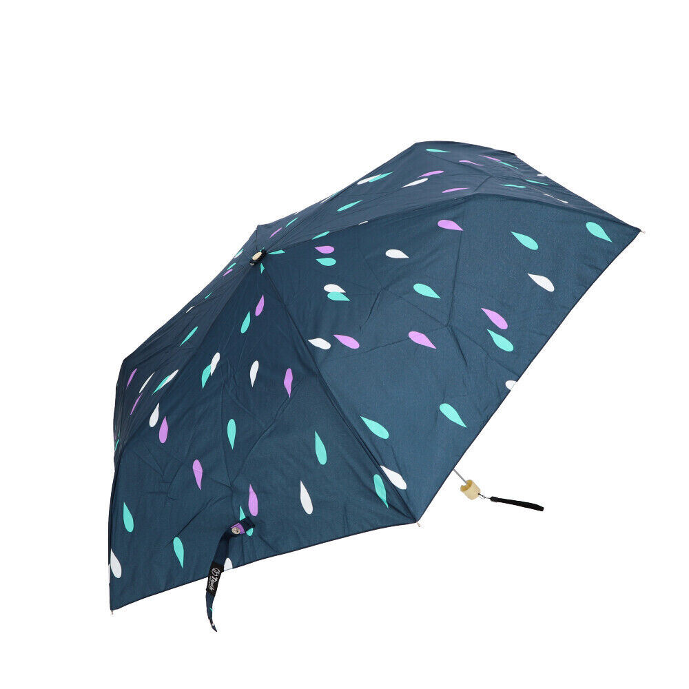 BACKYARD FAMILY「折りたたみ傘 レディース 55cm 通販 傘 かさ 折りたたみ 折り畳み 雨傘 アンブレラ スリム」|傘|ブルー6