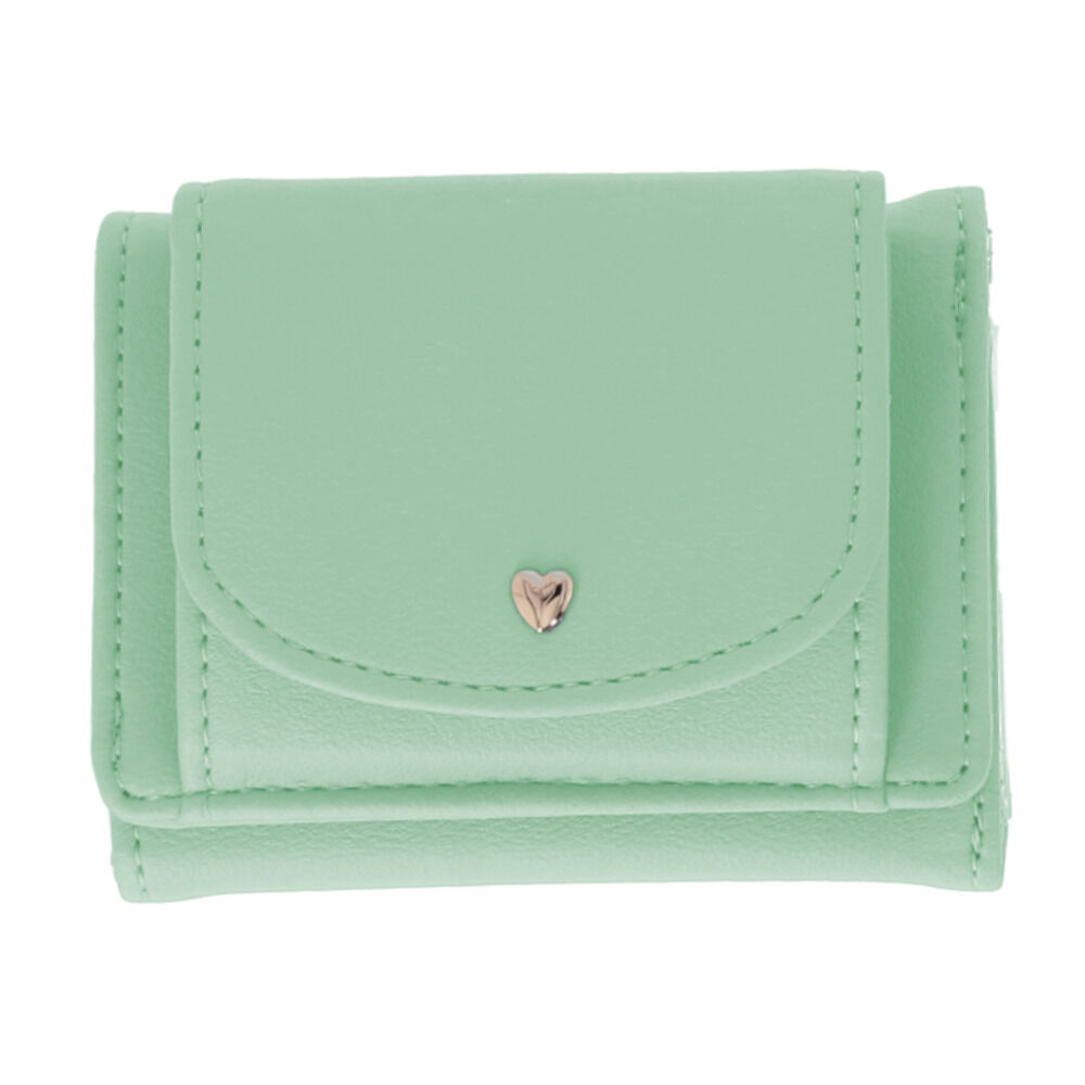 BACKYARD FAMILY「推し活 ミニ財布 通販 三つ折り財布 折財布 財布 サイフ さいふ 三つ折り クリアポケット」|財布|グリーン1