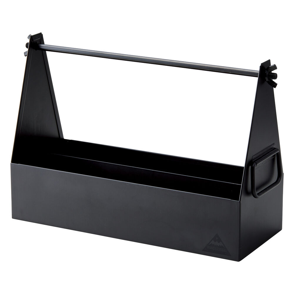 BACKYARD FAMILY「スパイスボックス キャンプ 通販 スパイスラック スパイスキャビネット キッチンペーパーホルダー」|食器・キッチングッズ|ブラック1