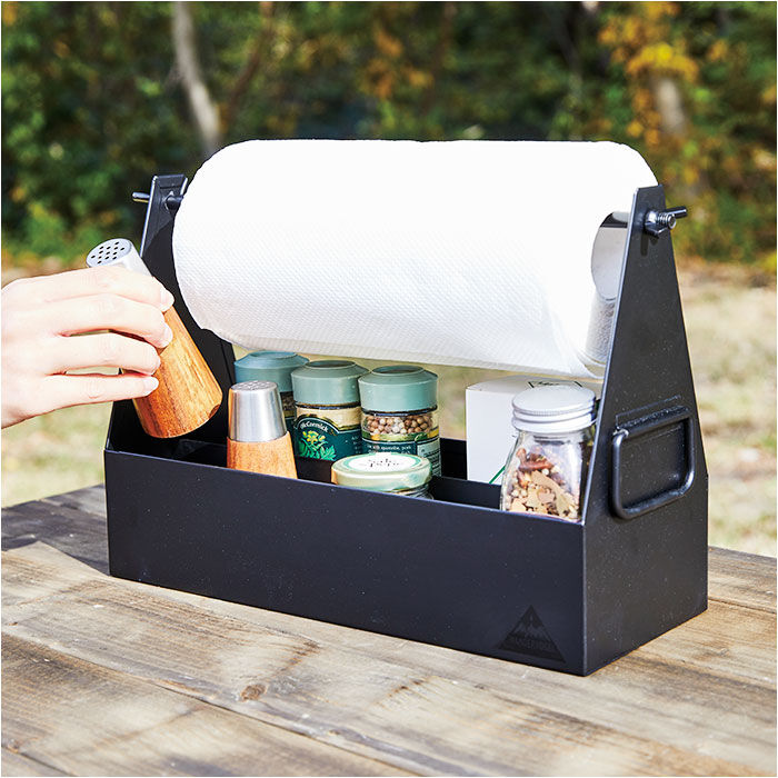 BACKYARD FAMILY「スパイスボックス キャンプ 通販 スパイスラック スパイスキャビネット キッチンペーパーホルダー」|食器・キッチングッズ|