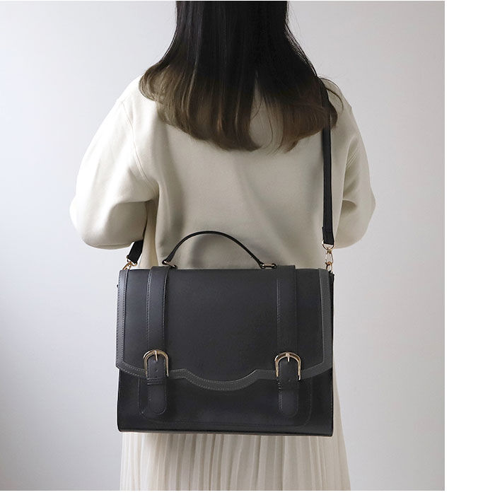 BACKYARD FAMILY「サッチェルバッグ リュック 通販 スカラップサッチェル ショルダーバッグ ショルダーバック」|リュック|