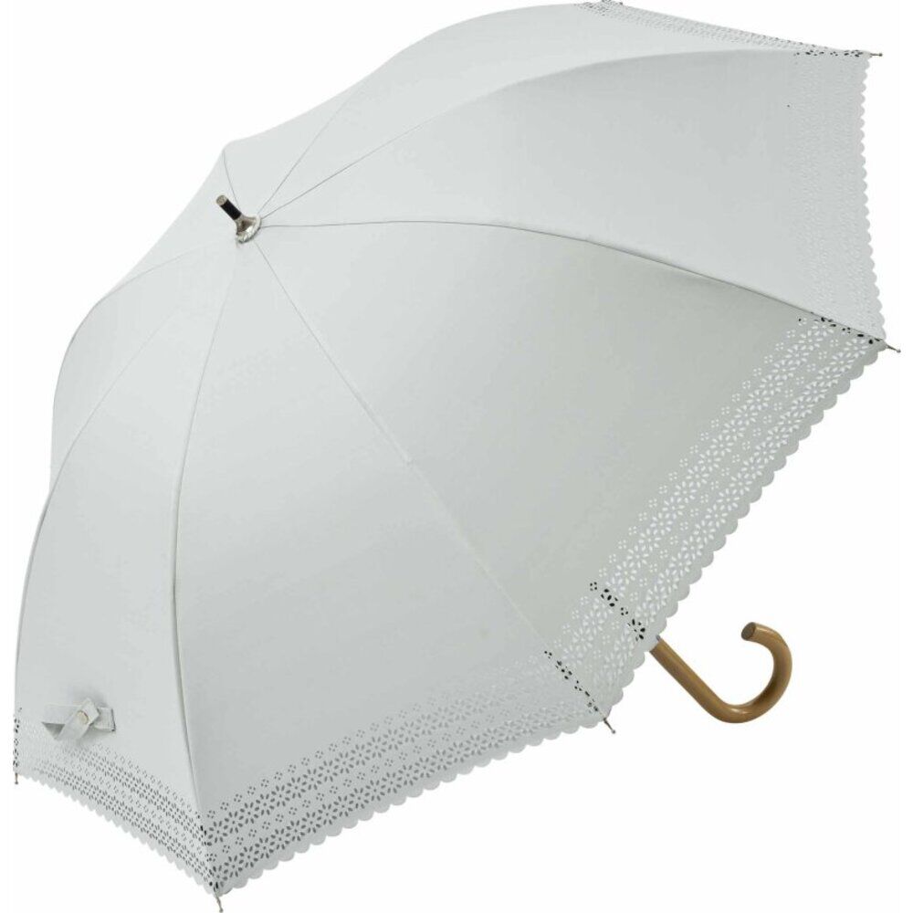 BACKYARD FAMILY「晴雨兼用 長傘 50cm 通販 晴雨兼用傘 傘 かさ レディース 雨傘 日傘 パラソル」|傘|ホワイト1