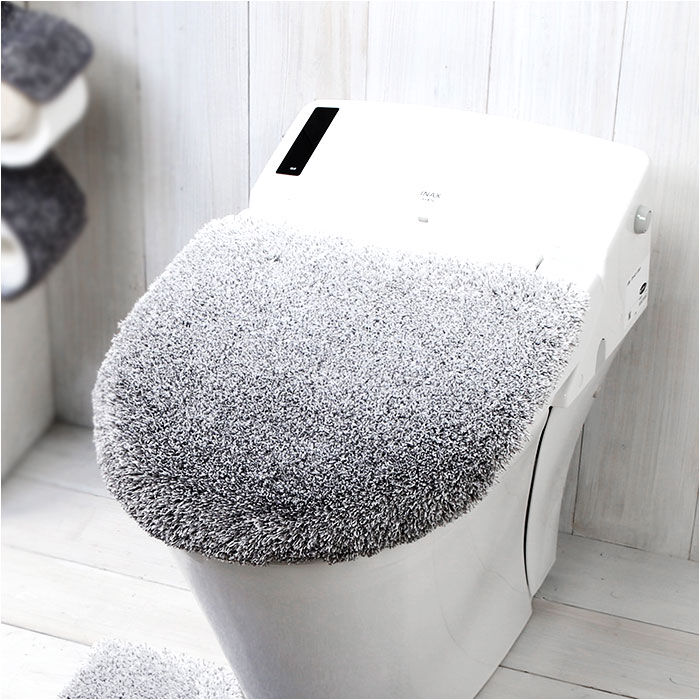 BACKYARD FAMILY「グラデ 兼用フタカバー 通販 ふたカバー 蓋カバー カバー トイレ シンプル 無地 グラデーション」|トイレタリー・ランドリーグッズ|