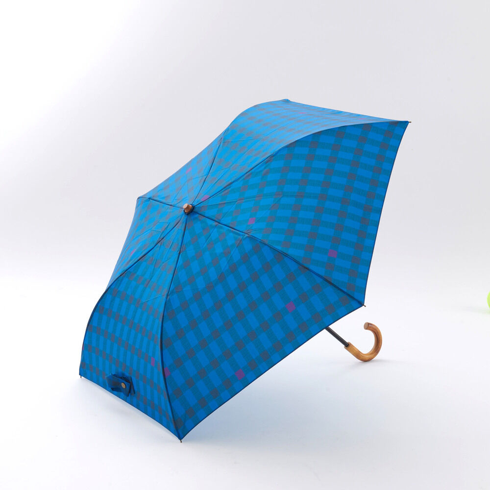 BACKYARD FAMILY「392 plusm 傘 通販 折りたたみ傘 折り畳み傘 雨傘 かさ カサ レディース たたみやすい」|傘|ブルー3