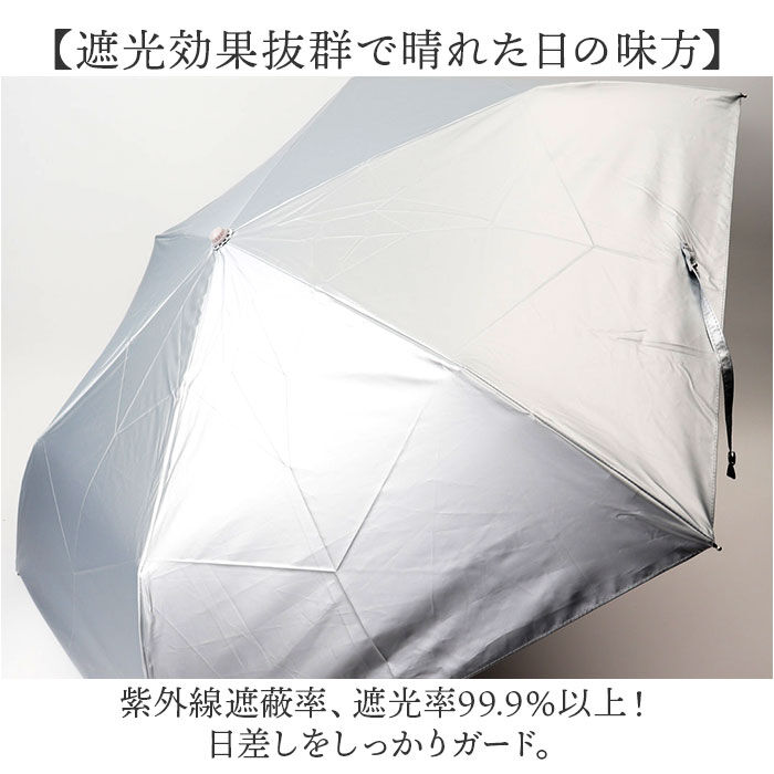 BACKYARD FAMILY「because ビコーズ パールブ 折りたたみ傘 軽量 レディース 通販 雨傘 日傘 傘 かさ」|傘|