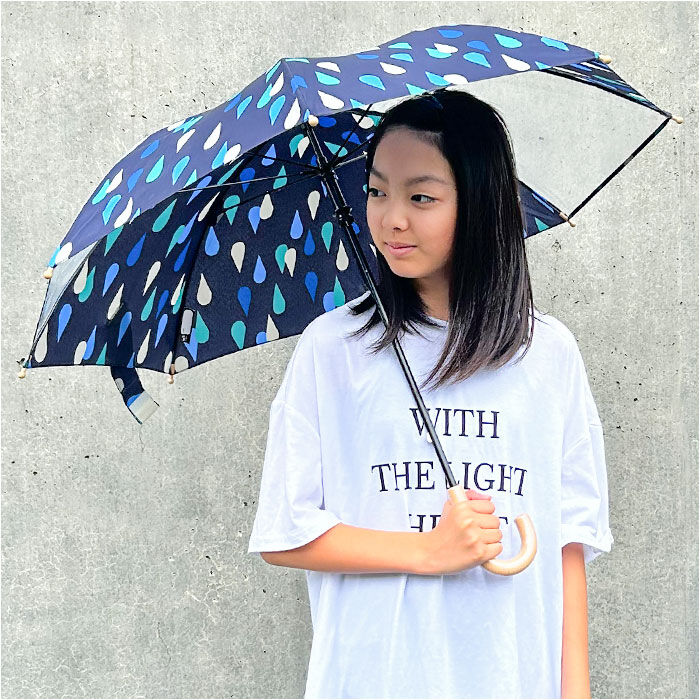 BACKYARD FAMILY「U-DAY ユーデイ キッズ 長傘 50cm 透明窓 通販 雨傘 傘 かさ カサ」|傘|