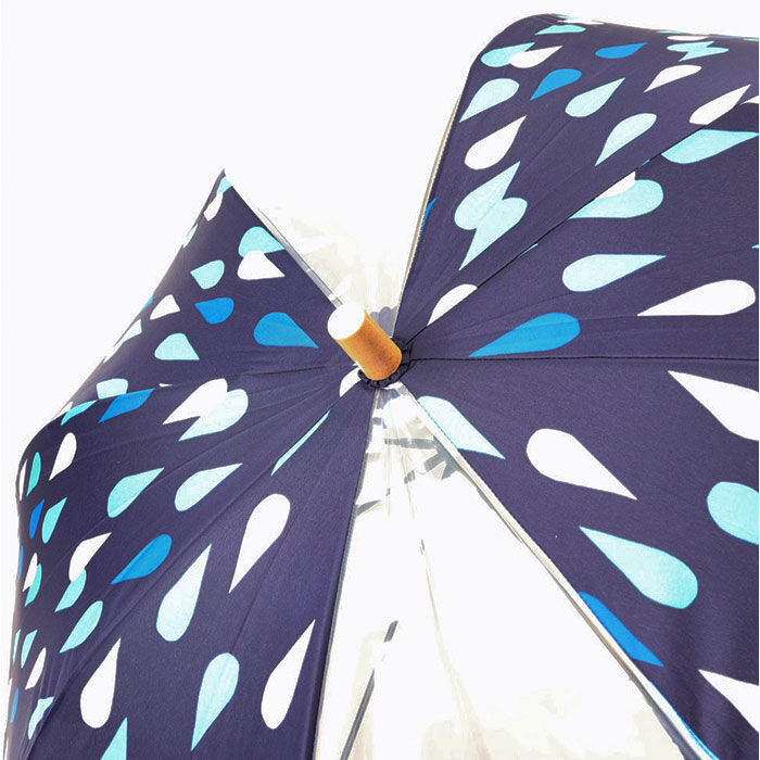 BACKYARD FAMILY「U-DAY ユーデイ キッズ 長傘 50cm 透明窓 通販 雨傘 傘 かさ カサ」|傘|