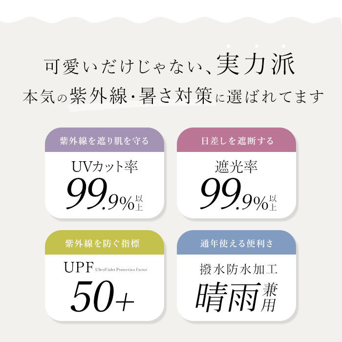 BACKYARD FAMILY「折りたたみ傘 レディース 通販 折り畳み傘 50cm 晴雨兼用 かさ カサ 雨傘 日傘 晴雨兼用傘」|傘|