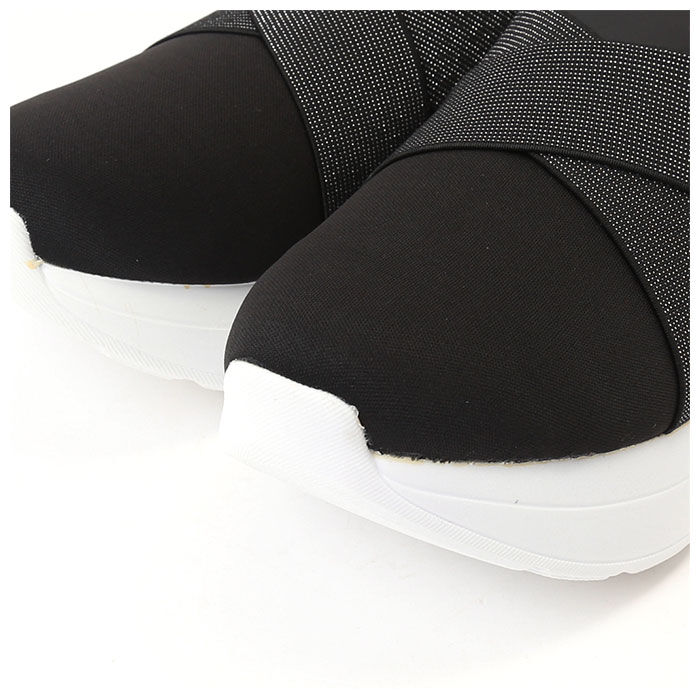 BACKYARD FAMILY「ウォーキングシューズ レディース 4e 通販 スニーカー 黒 履きやすい おしゃれ 紐なし 幅広」|スリッポン|