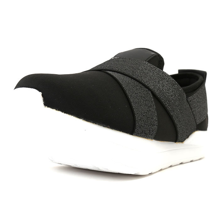 BACKYARD FAMILY「ウォーキングシューズ レディース 4e 通販 スニーカー 黒 履きやすい おしゃれ 紐なし 幅広」|スリッポン|