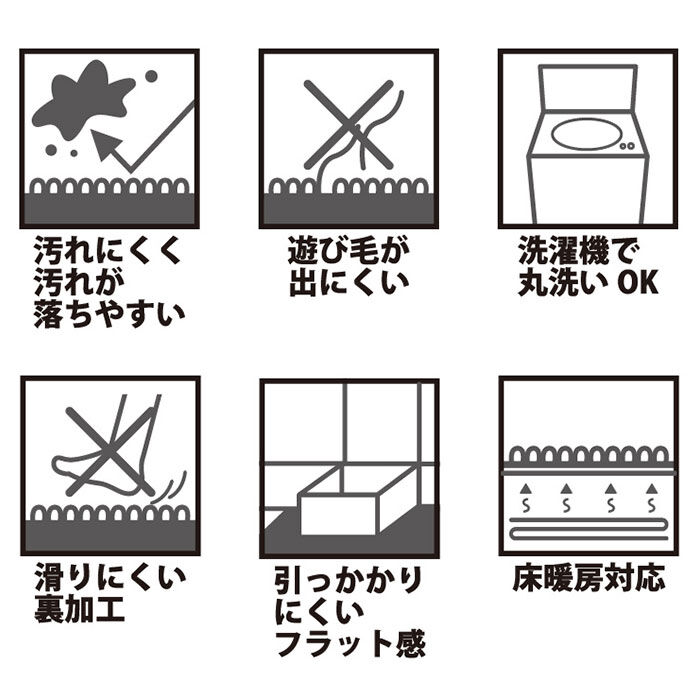 BACKYARD FAMILY「玄関マット 室内 おしゃれ 通販 マスタースペースラグ 約 50cm&times;75cm センコー」|その他|