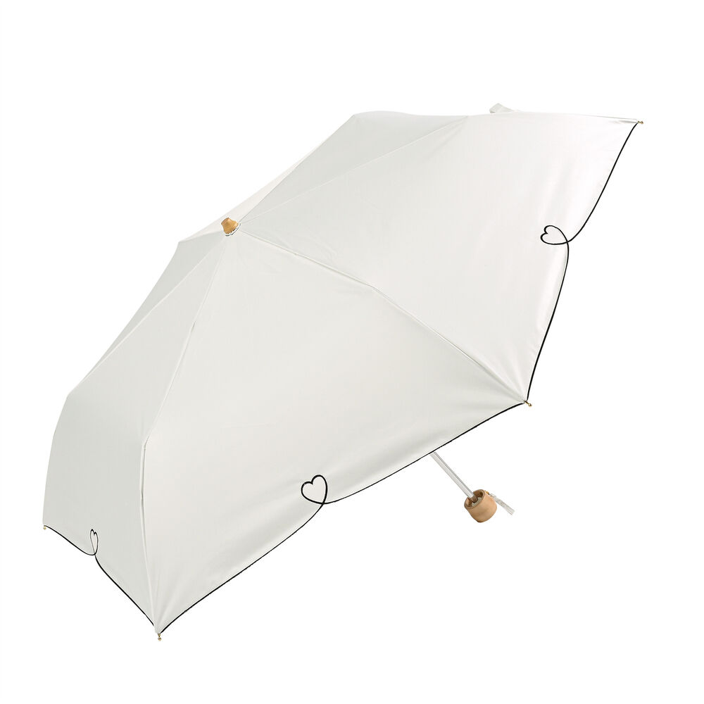 BACKYARD FAMILY「nifty colors 折りたたみ傘 50cm 通販 折り畳み傘 傘 かさ カサ 雨傘 婦人傘」|傘|ブラック2