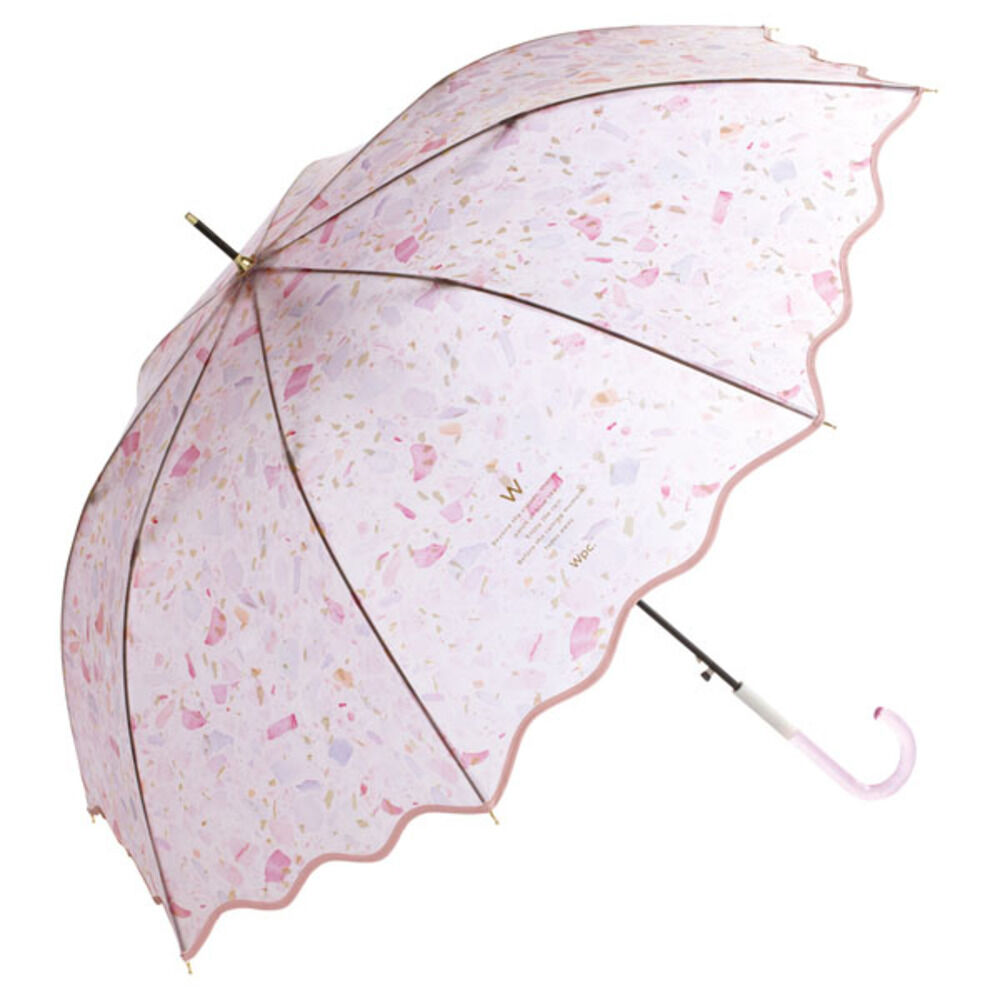 Wpc.「wpc ビニール傘 長傘 通販 ビニール 傘 ワールドパーティー 雨傘 かさ カサ ジャンプ傘」|傘|ピンク1