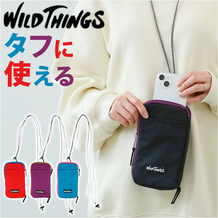 BACKYARD FAMILY「ネックポーチメンズ 通販 WILDTHINGS ワイルドシングス ミニポーチ ポーチ 小物入れ」|ポーチ|