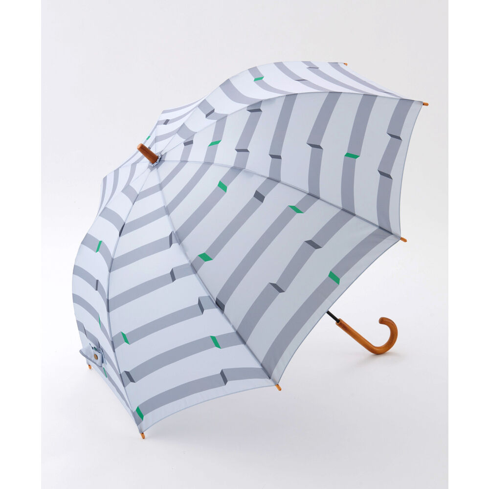 BACKYARD FAMILY「mikuni 三国 傘 長傘 60cm グラスファイバー 通販 雨傘 かさ 婦人傘 アンブレラ」|傘|グレー1