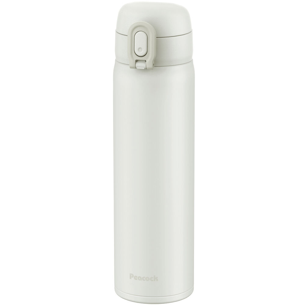 BACKYARD FAMILY「水筒 ワンタッチ 500ml 通販 保冷 保温 マグボトル 0.5L 直飲み ステンレスボトル」|食器・キッチングッズ|ホワイト1