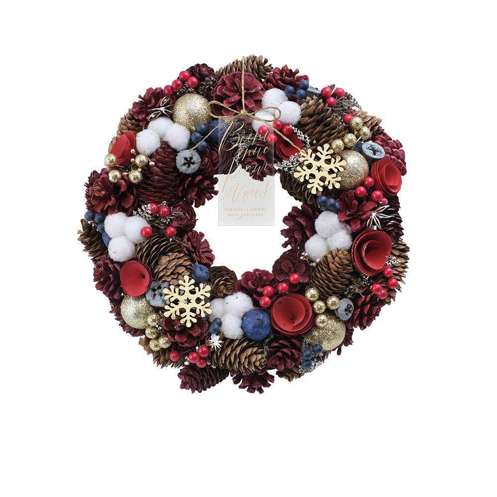 BACKYARD FAMILY「リース 造花 通販 Lサイズ ナチュラルリース フラワーリース プリザーブドフラワー 壁飾り」|その他|その他5