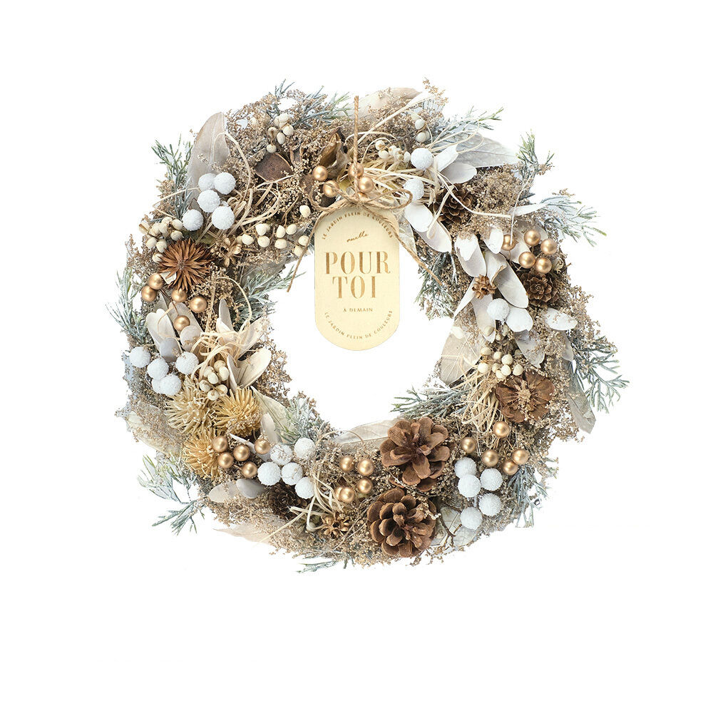 BACKYARD FAMILY「リース 造花 通販 Lサイズ ナチュラルリース フラワーリース プリザーブドフラワー 壁飾り」|その他|その他9