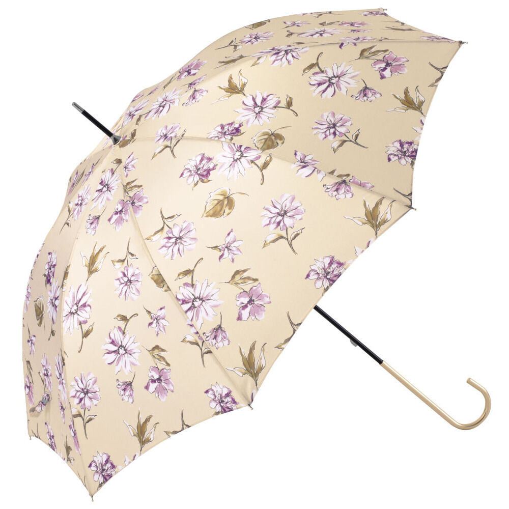 BACKYARD FAMILY「because 傘 ビコーズ 通販 晴雨兼用傘 長傘 カサ かさ レディース 晴雨兼用 雨傘 撥水」|傘|ホワイト1