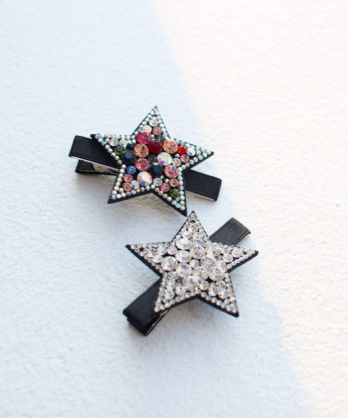 BACKYARD FAMILY「ヘアクリップ キッズ 通販 ヘア クリップ 48472102 プラハジルコニアスターヘアクリップ」|その他|