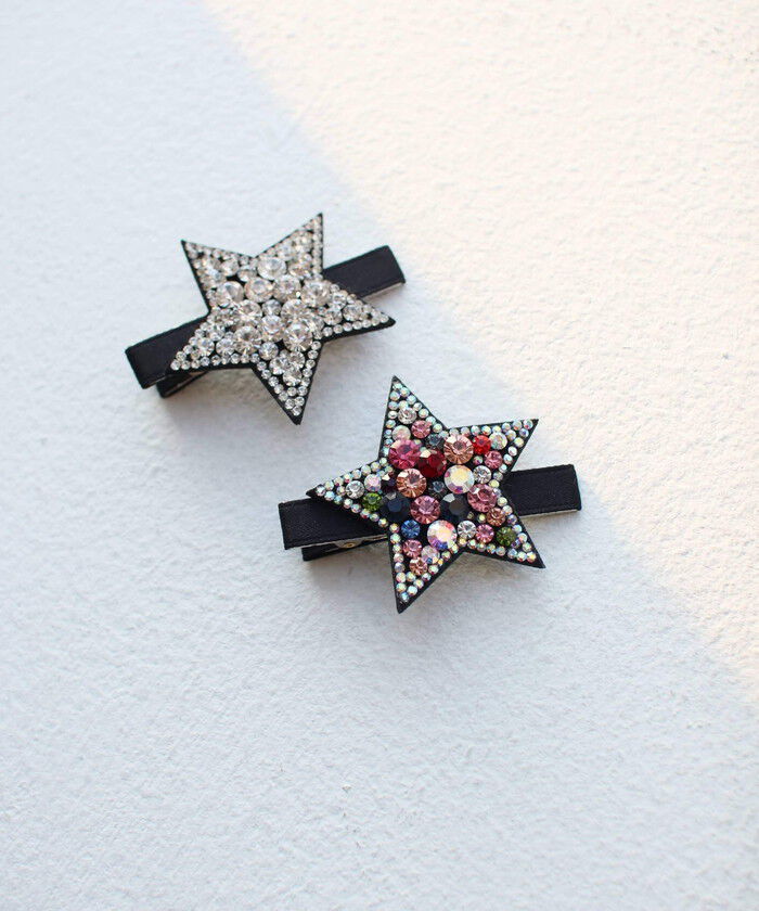 BACKYARD FAMILY「ヘアクリップ キッズ 通販 ヘア クリップ 48472102 プラハジルコニアスターヘアクリップ」|その他|