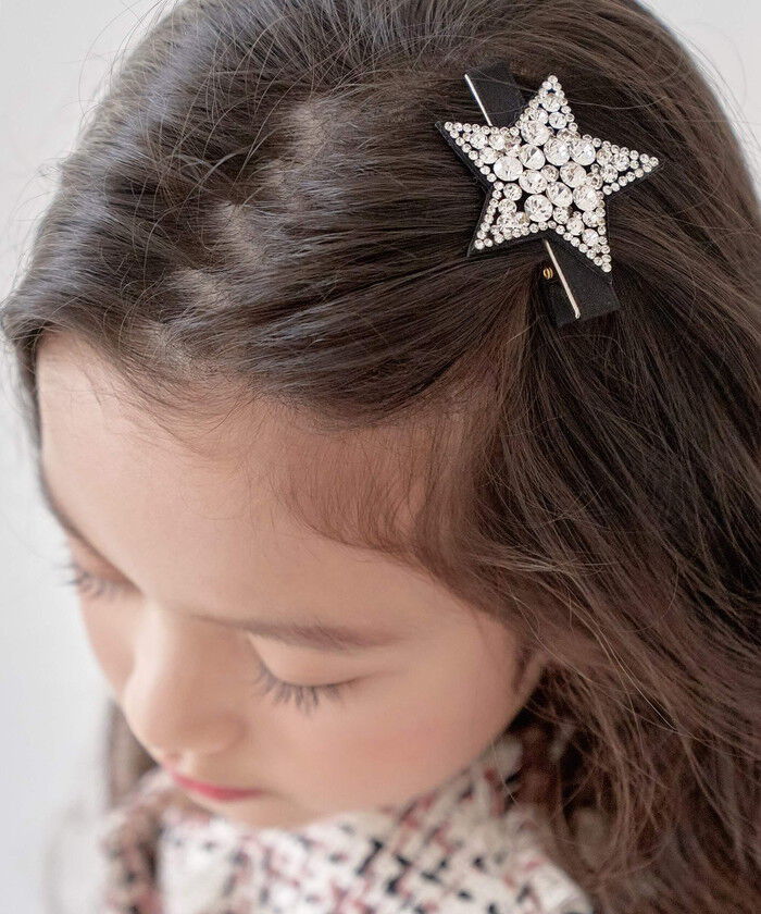 BACKYARD FAMILY「ヘアクリップ キッズ 通販 ヘア クリップ 48472102 プラハジルコニアスターヘアクリップ」|その他|