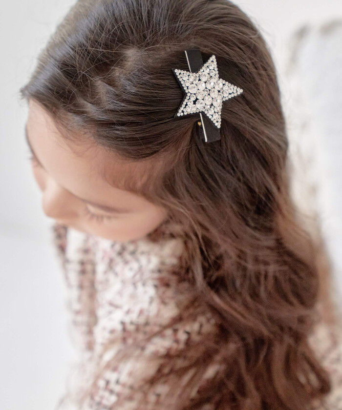BACKYARD FAMILY「ヘアクリップ キッズ 通販 ヘア クリップ 48472102 プラハジルコニアスターヘアクリップ」|その他|