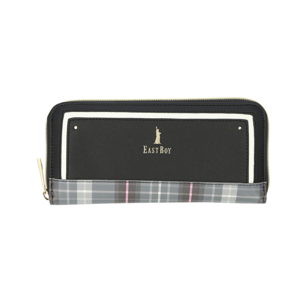 BACKYARD FAMILY「イーストボーイ 財布 EASTBOY 通販 長財布 さいふ サイフ お財布 レディース 女の子」|財布|ブラック1