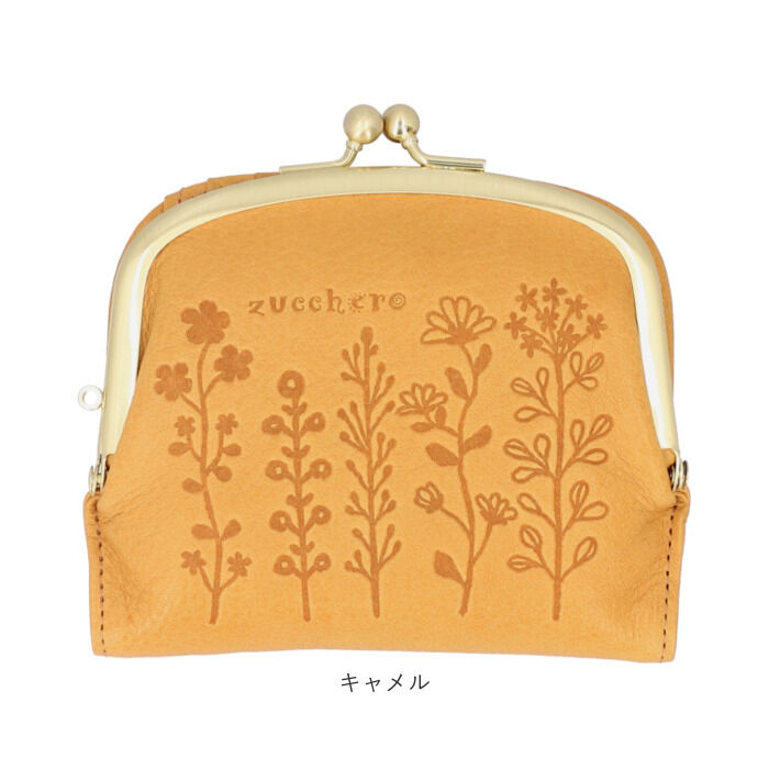 BACKYARD FAMILY「ズッケロ 財布 通販 日本製 本革 花柄 カード収納 がまくち財布 がま口財布 財 レディース」|財布|