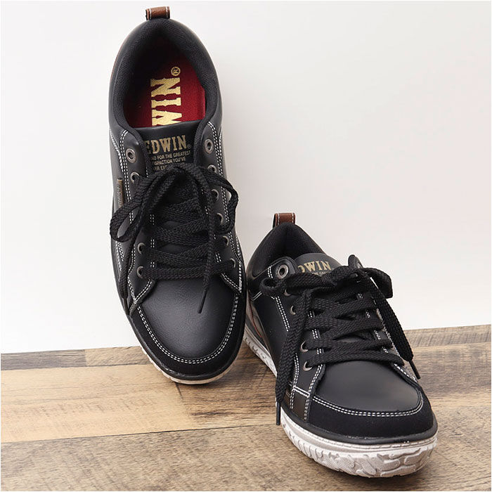 BACKYARD FAMILY「EDWIN スニーカー EDW7769 エドウィン 通販 メンズ ローカットスニーカー 軽量 幅広」|スリッポン|