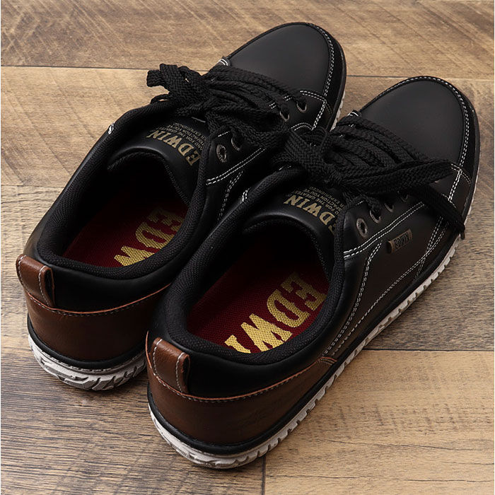 BACKYARD FAMILY「EDWIN スニーカー EDW7769 エドウィン 通販 メンズ ローカットスニーカー 軽量 幅広」|スリッポン|