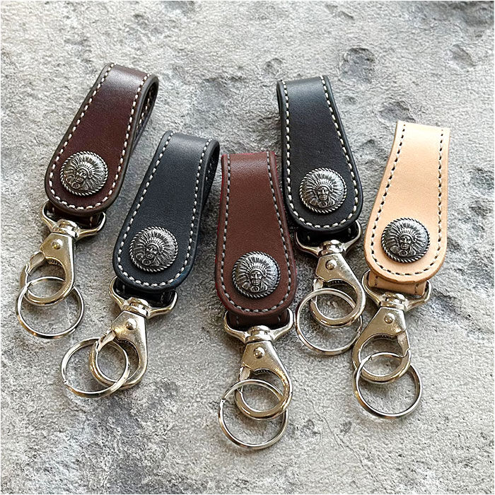 BACKYARD FAMILY「キーリング メンズ 通販 日本製 レザーキーリング キーホルダー 本革 車の鍵 家の鍵 かっこいい」|チャーム・キーホルダー|