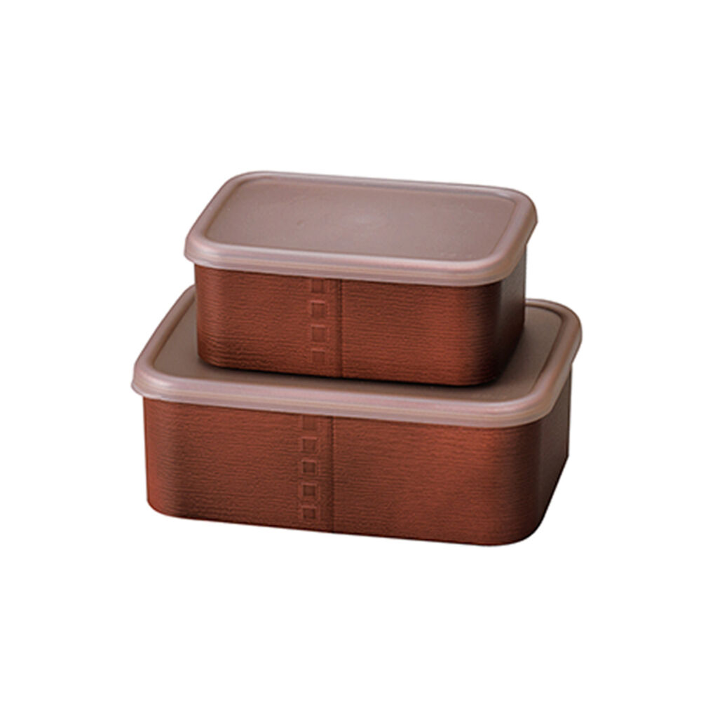 BACKYARD FAMILY「保存容器 プラスチック ケース 通販 日本製 食品保存容器 210ml 435ml 2個セット」|食器・キッチングッズ|レッド1