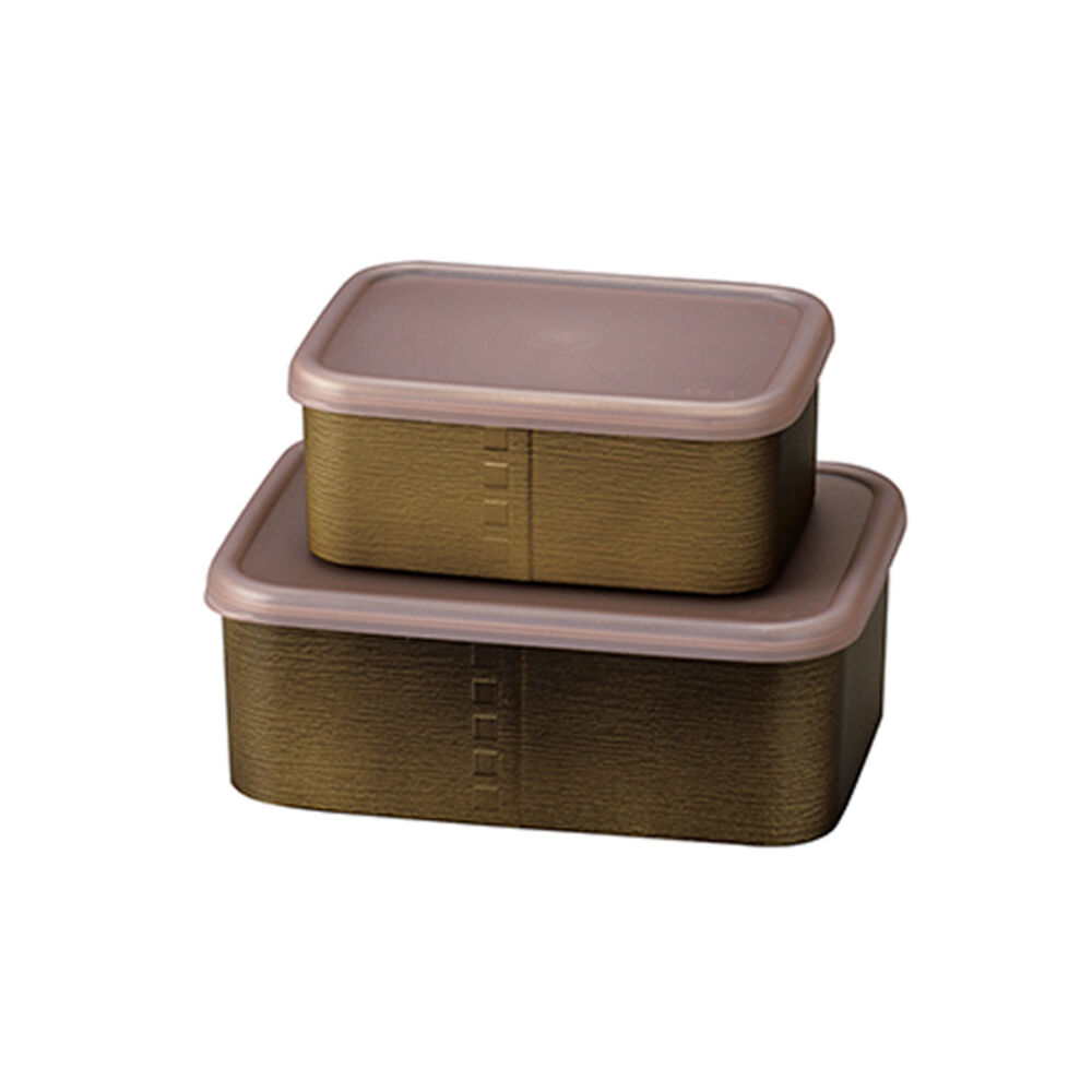 BACKYARD FAMILY「保存容器 プラスチック ケース 通販 日本製 食品保存容器 210ml 435ml 2個セット」|食器・キッチングッズ|グリーン1