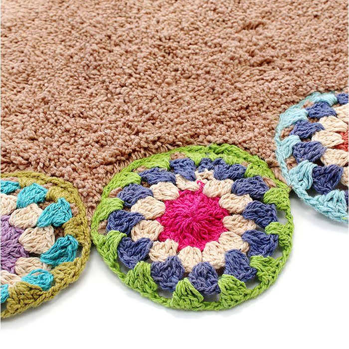 BACKYARD FAMILY「フロアマット 半円形 かわいい 通販 マット 玄関マット ドアマット ラグ 敷物」|その他|