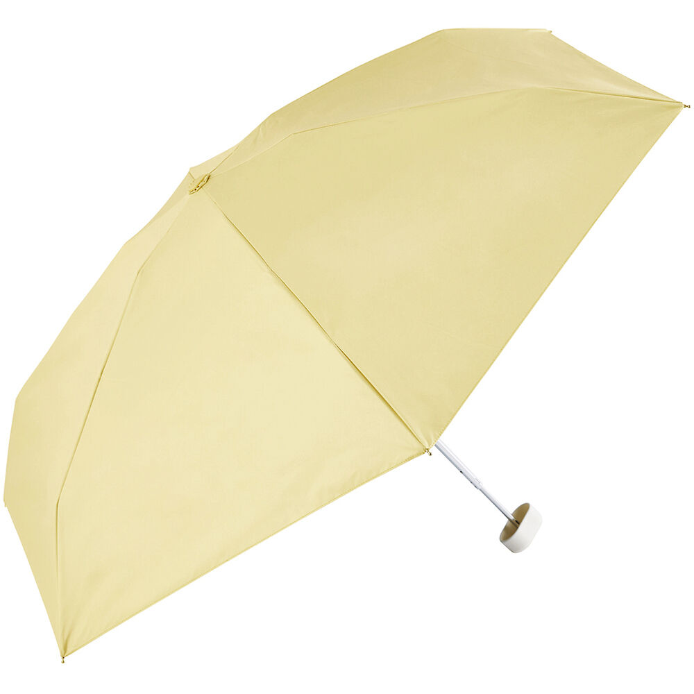 BACKYARD FAMILY「because 折りたたみ傘 晴雨兼用 ビコーズ B-095847 通販 日傘 折りたたみ」|傘|イエロー1