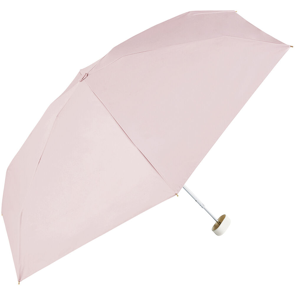 BACKYARD FAMILY「because 折りたたみ傘 晴雨兼用 ビコーズ B-095847 通販 日傘 折りたたみ」|傘|ピンク1