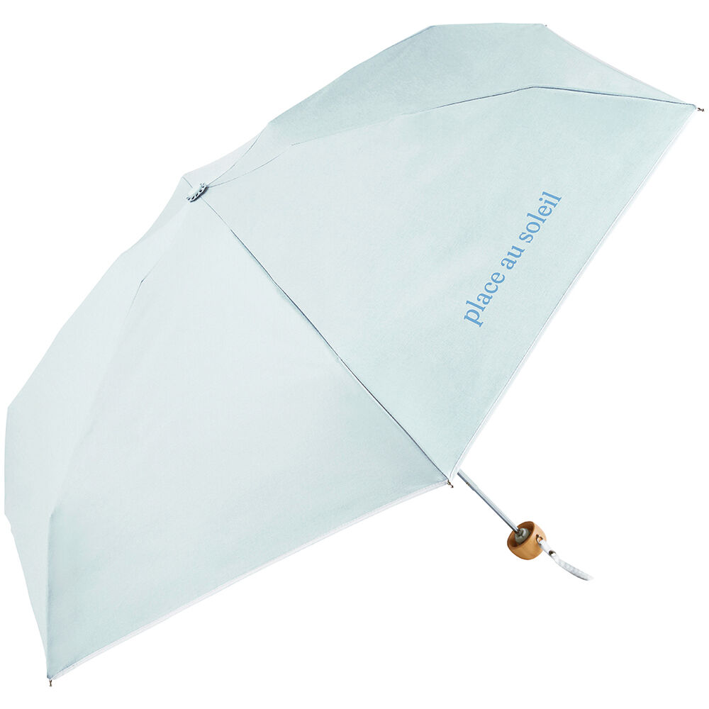 BACKYARD FAMILY「because 折りたたみ傘 晴雨兼用 ビコーズ B-095632 通販 日傘 折りたたみ」|傘|ブルー1