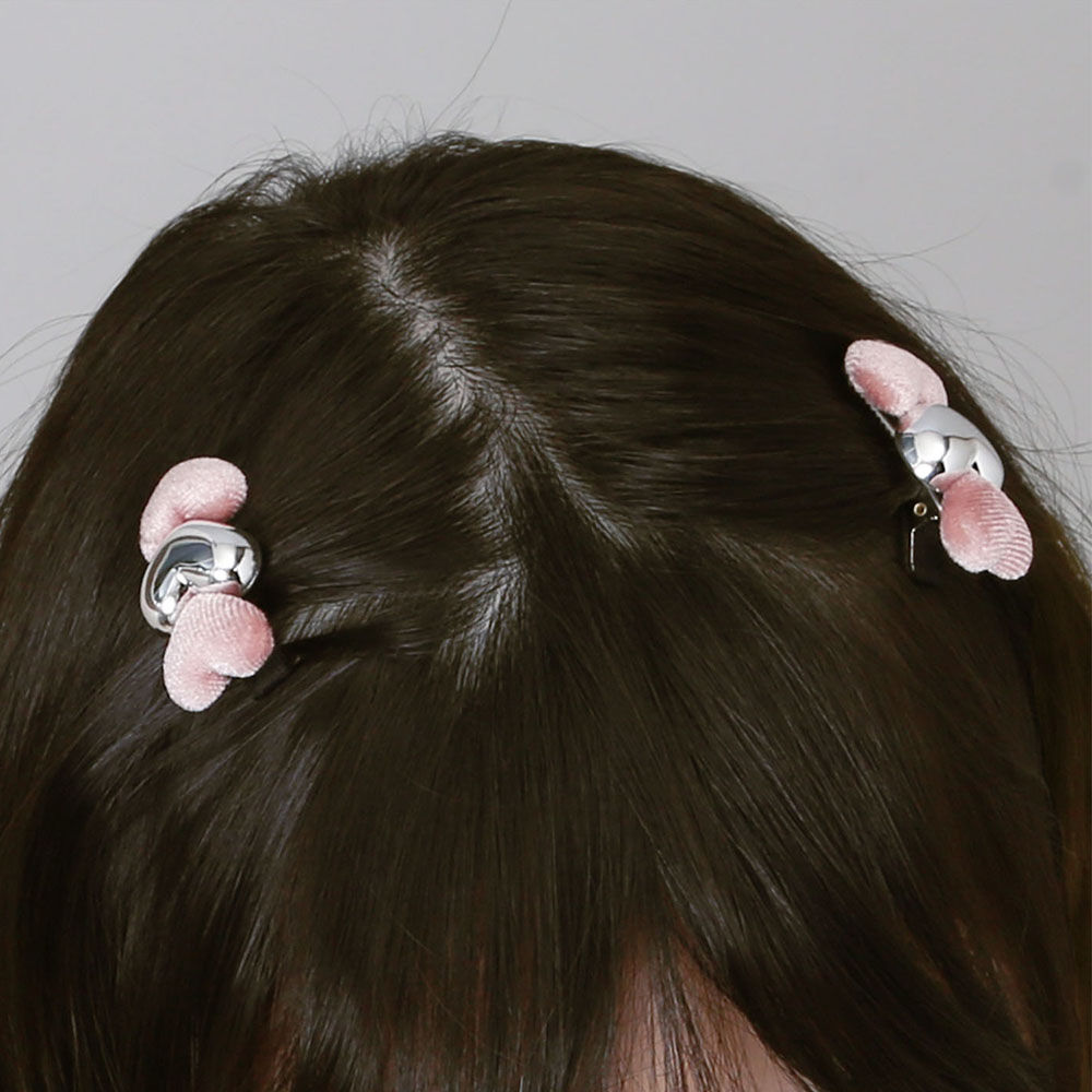 BACKYARD FAMILY「RORA ヘアクリップ 通販 ローラ メーガン ヘアークリップ ヘアアクセサリー 髪飾り キッズ」|その他|ピンク1