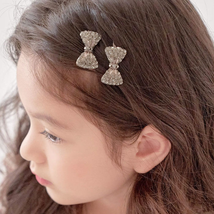 BACKYARD FAMILY「ヘアクリップ リボン 小さめ 通販 ヘア クリップ ヘアピン 髪飾り 髪留め キッズ 女の子 子供」|その他|