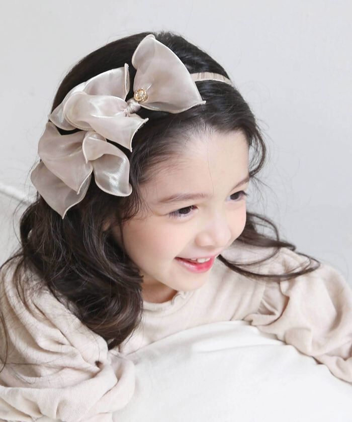 BACKYARD FAMILY「カチューシャ キッズ リボン 大きめ 通販 ヘッドドレス 髪飾り 女の子 子供 子ども こども」|その他|