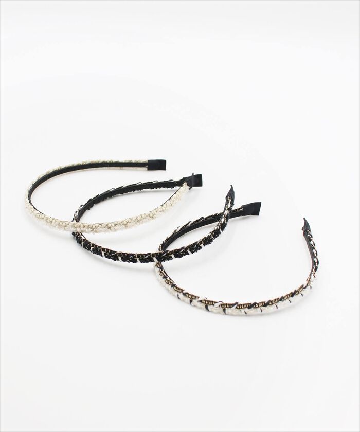 BACKYARD FAMILY「ツイード カチューシャ キッズ シンプル 通販 ヘッドドレス 女の子 子供 子ども こども」|その他|